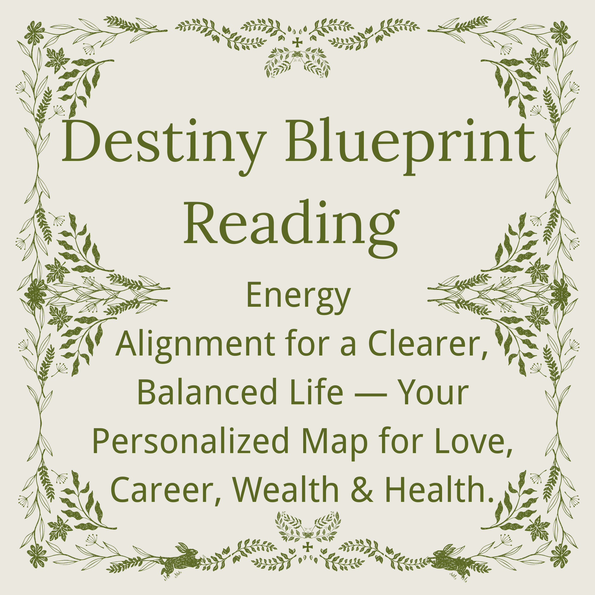 Destiny Blueprint Reading Destiny Blueprint Reading