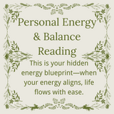 Personal Energy & Balance Reading Personal Energy & Balance Reading