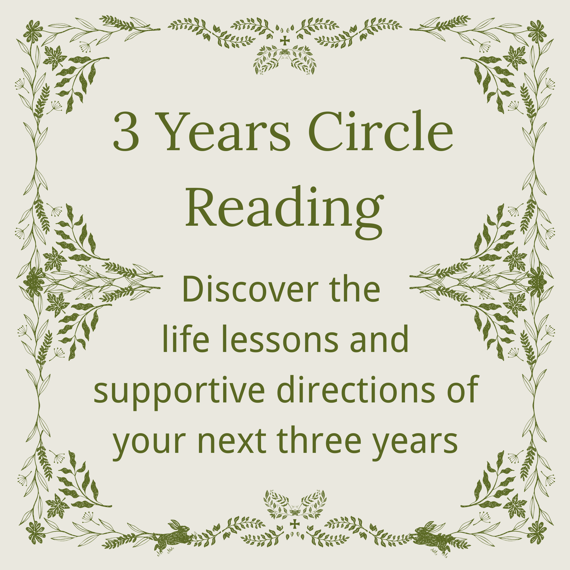 3-Year Circle Reading 3-Year Circle Reading