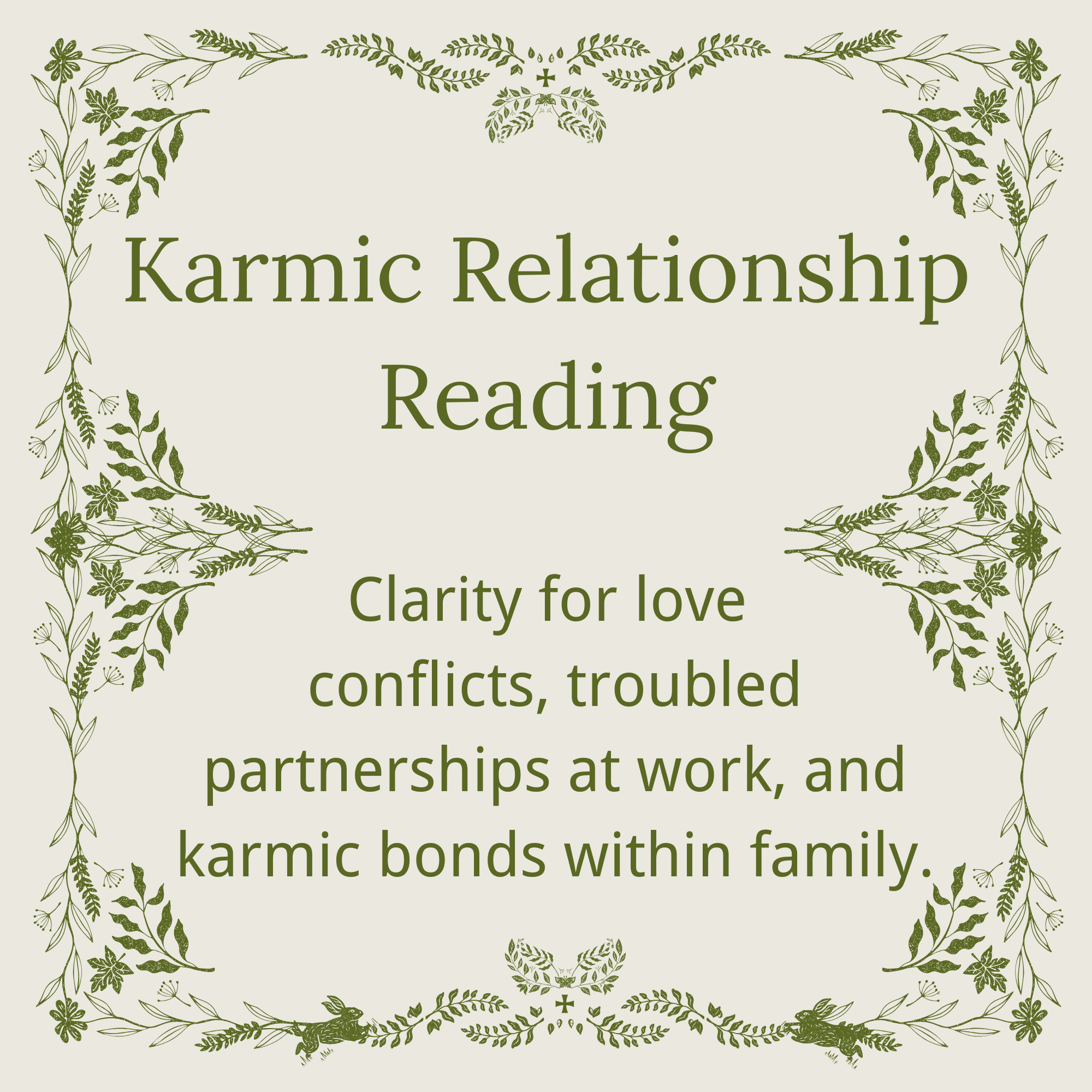 Karmic Relationship Reading Karmic Relationship Reading
