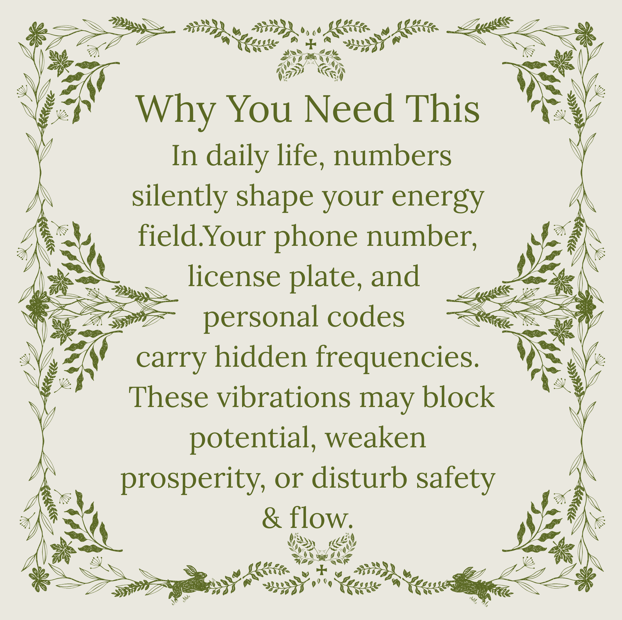 Numbers Energy Guidance & Enhancement Numbers Energy Guidance & Enhancement