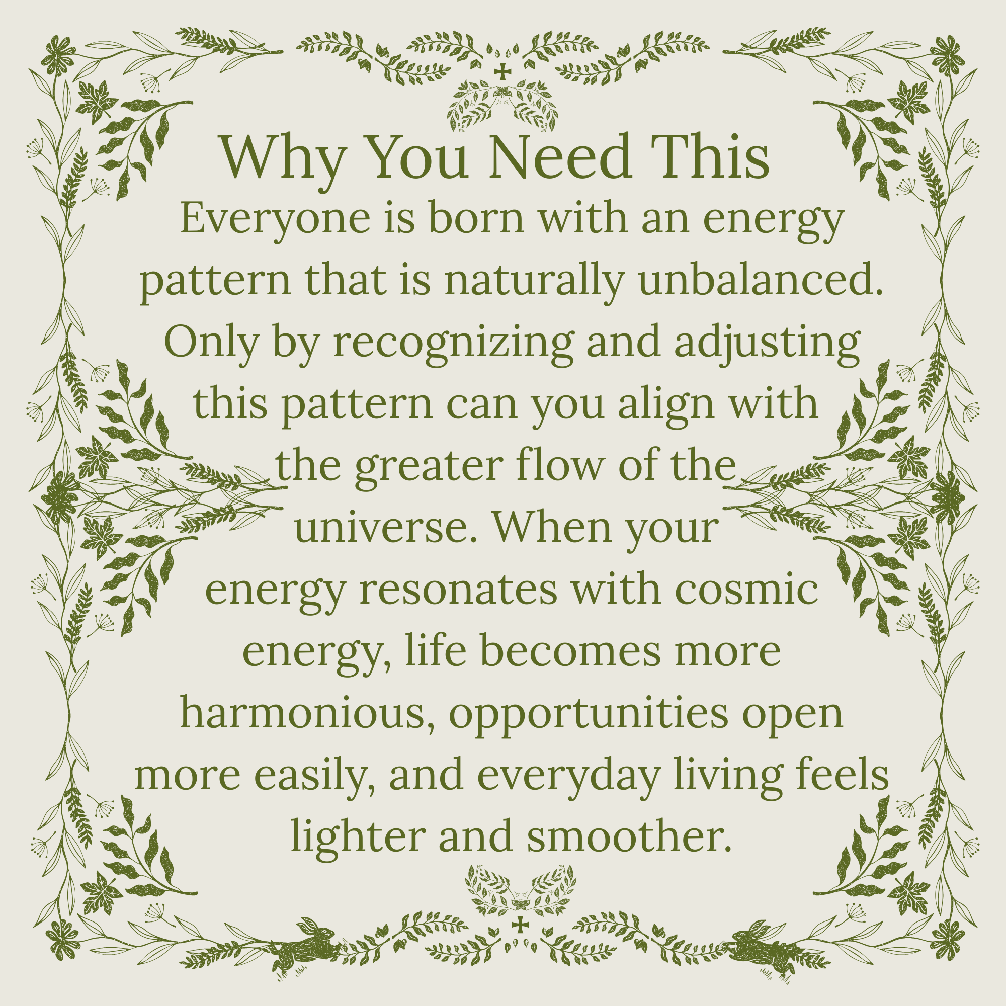 Personal Energy & Balance Reading Personal Energy & Balance Reading