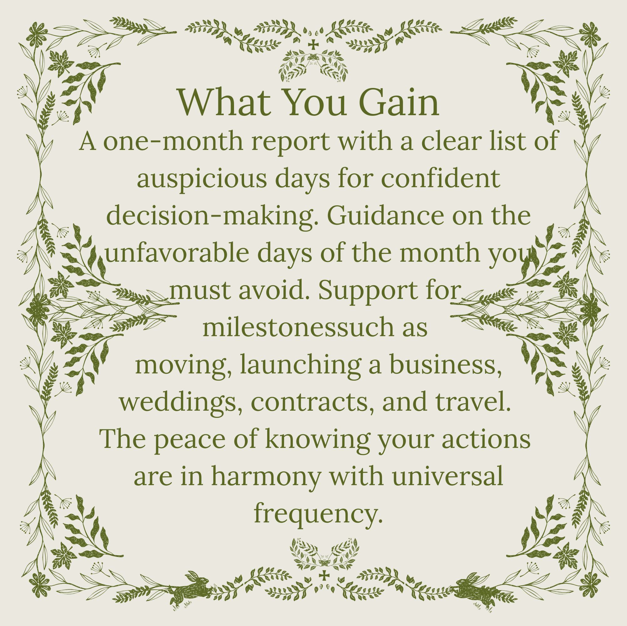 Auspicious Date Selection Auspicious Date Selection