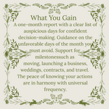 Auspicious Date Selection Auspicious Date Selection