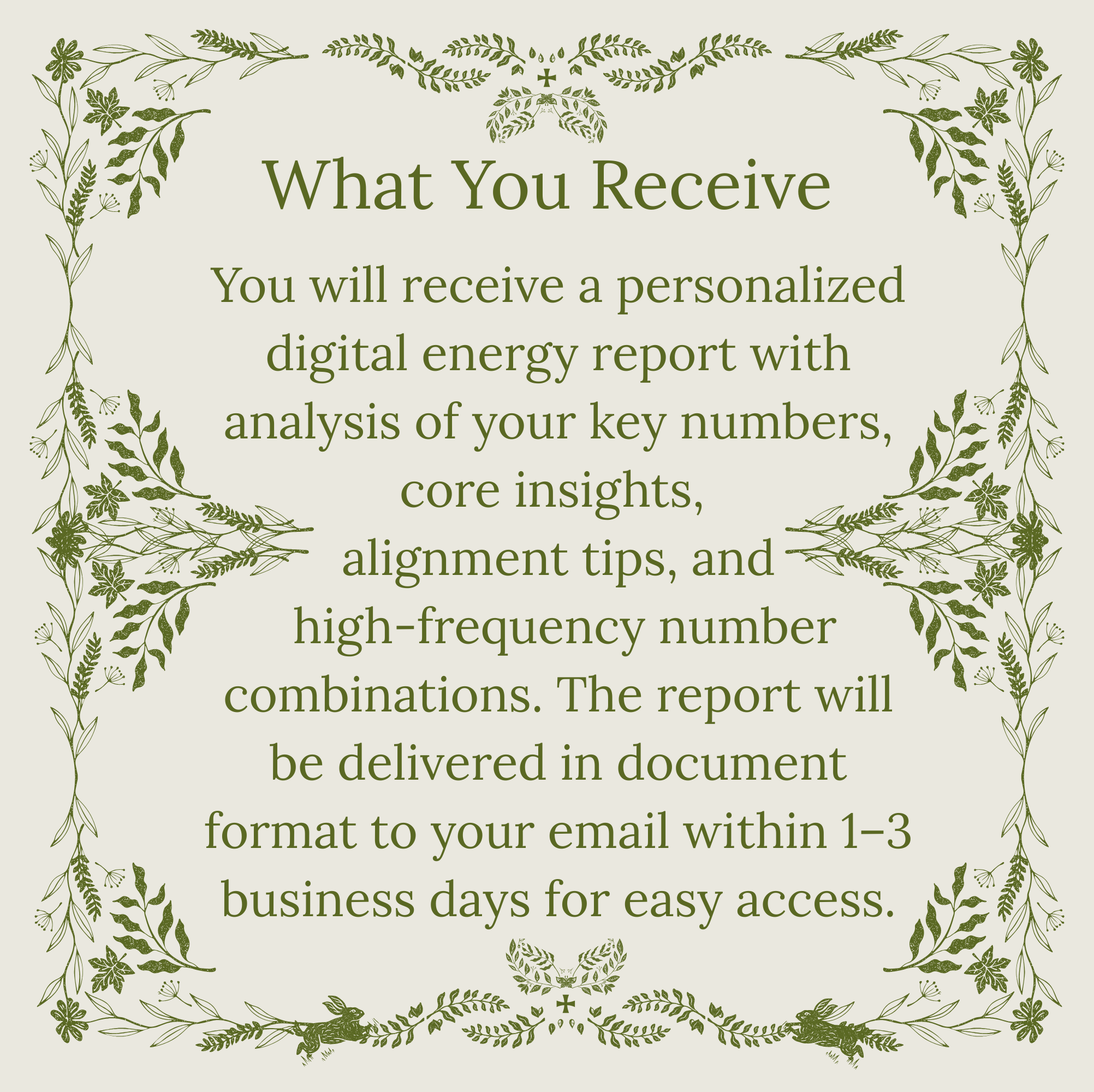 Numbers Energy Guidance & Enhancement Numbers Energy Guidance & Enhancement