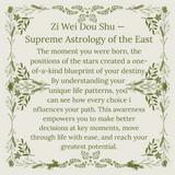 Zi Wei Dou Shu — Supreme Astrology of the East.