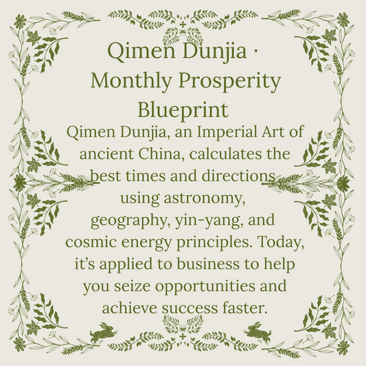 Qimen Dunjia · Monthly Prosperity Blueprint