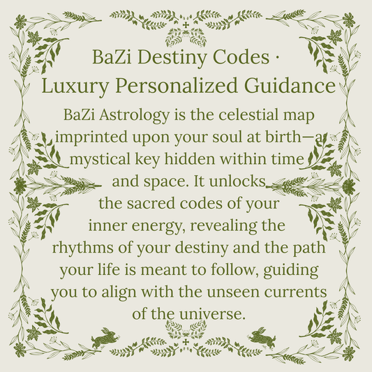 BaZi Destiny Codes · Luxury Personalized Guidance
