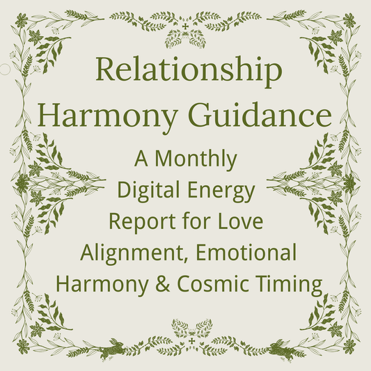 Relationship Harmony Guidance (Monthly)