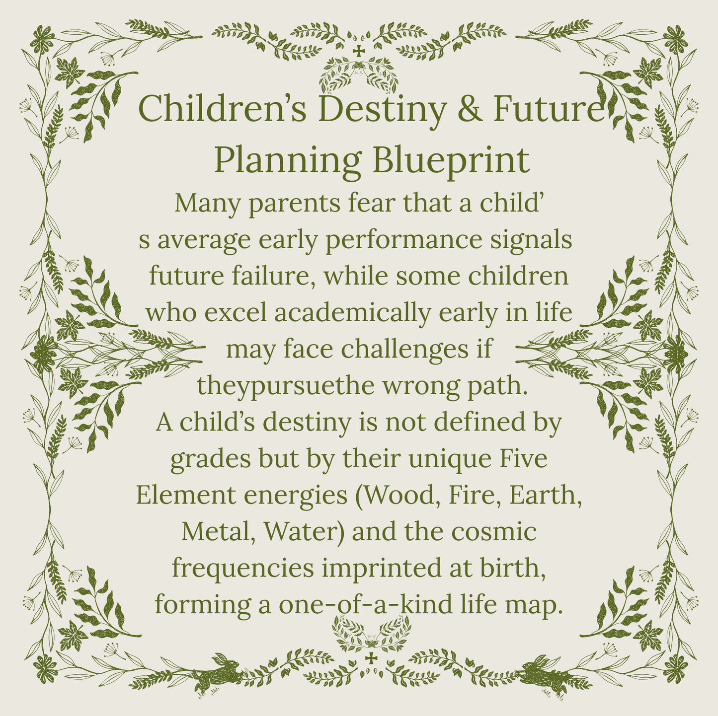 Children’s Destiny & Future Planning Blueprint