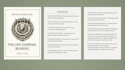 The Life Compass: Decoding Your Destiny