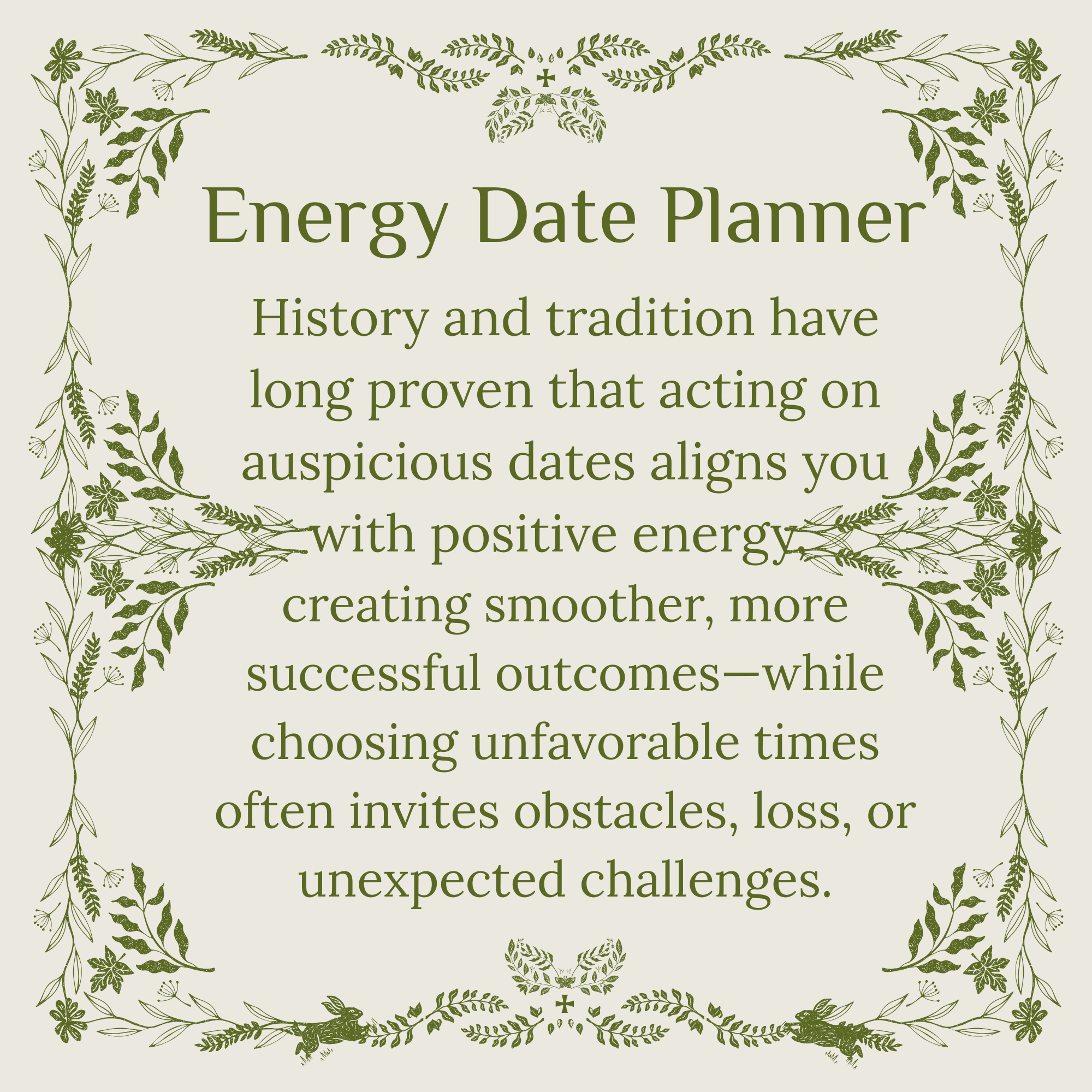 Energy Date Planner