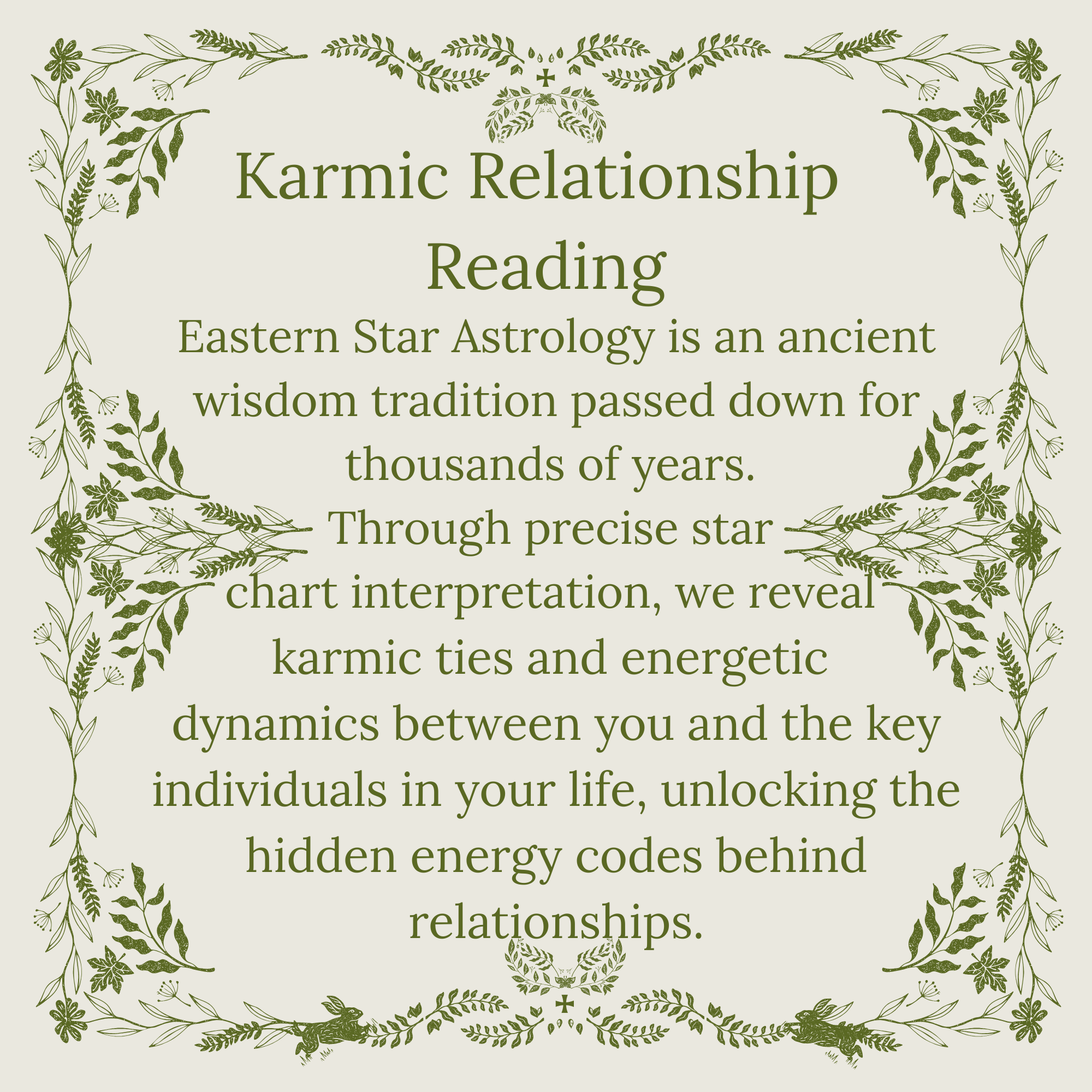 Eastern Star Karmic Relationship Reading