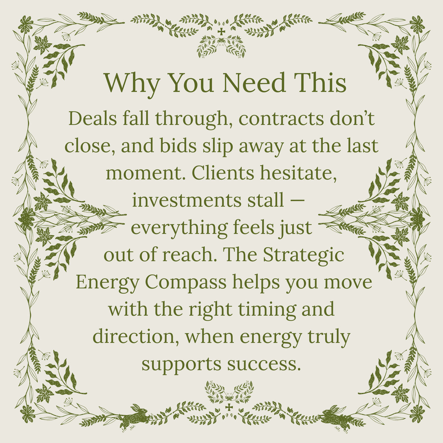 Prosperity Timing Guidance (Monthly)