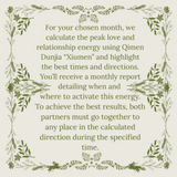 Qimen Dunjia · Love & Relationship Energy Plan
