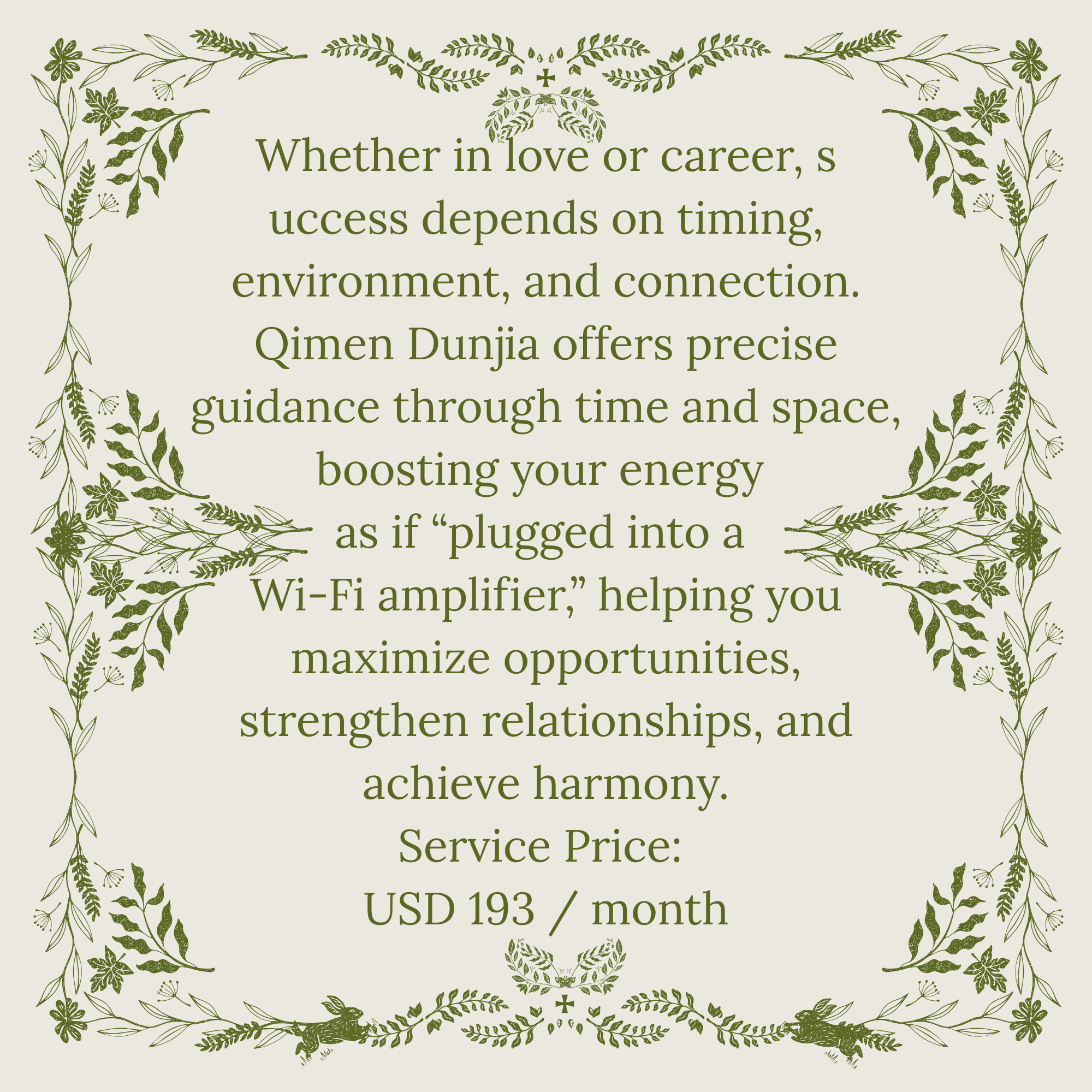 Qimen Dunjia · Love & Relationship Energy Plan