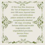 Zi Wei Dou Shu — Supreme Astrology of the East.