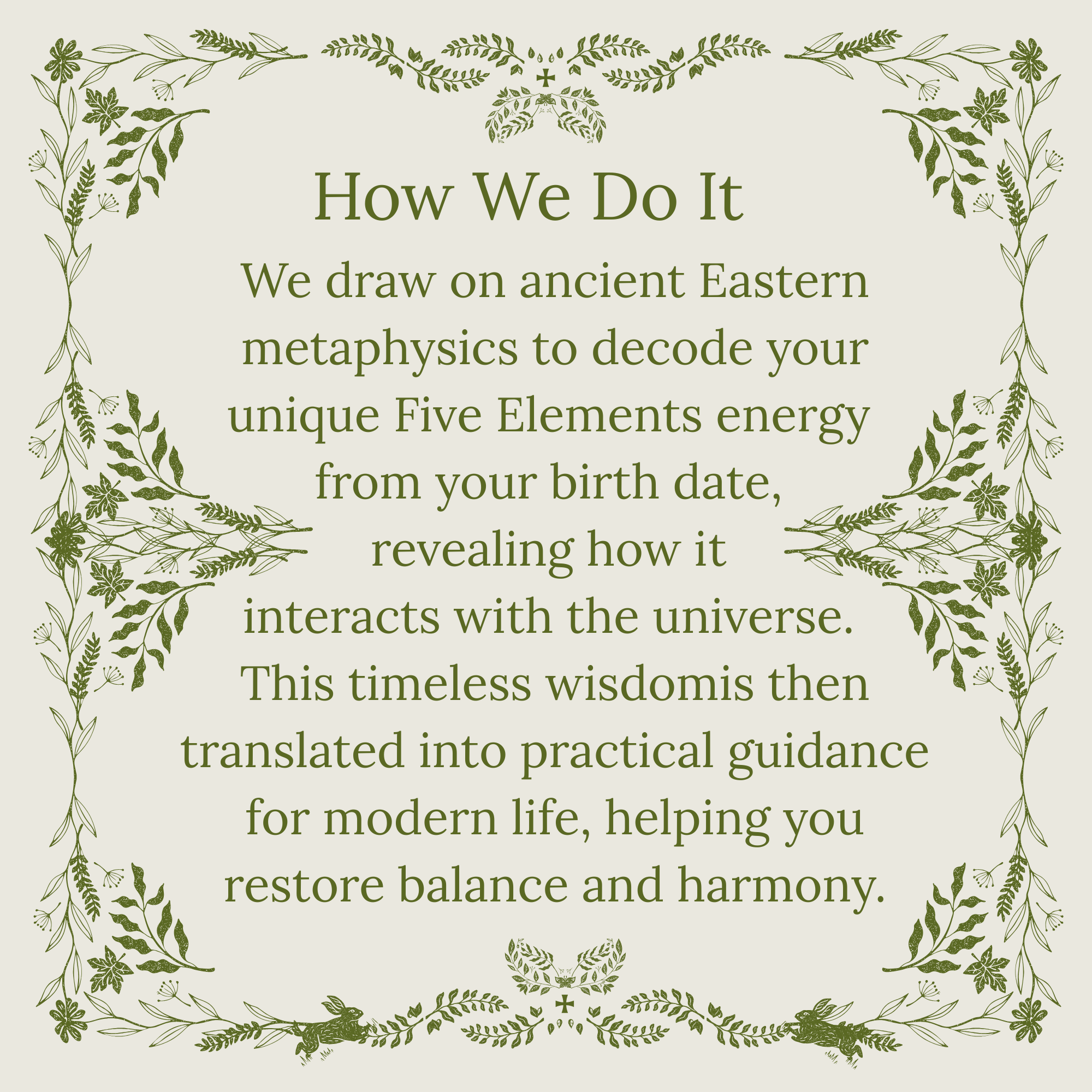 Personal Energy & Balance Reading